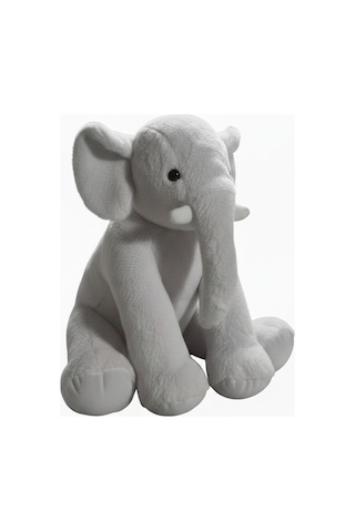 Peluş Fil 45 Cm Gri Çok Renkli