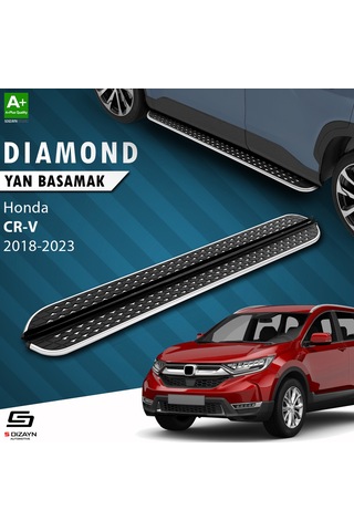 S-dizayn Honda Cr-v 5 Diamond Krom Yan Basamak 173 Cm 2018-2023