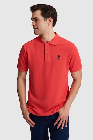 U.S. Polo Assn. U.s. Polo Assn. Erkek Kırmızı Tişört Basic 50322314-vr213 Rısk Red