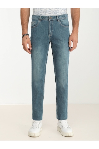 Kip Slim Fit Dar Paça Lacivert Erkek Kot Pantolon Pant 2445 001