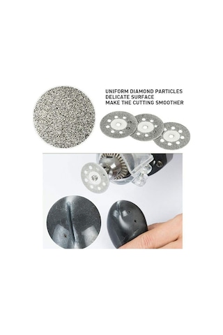 Depolife Gravür Makinesi Için Turbo Elmas Mini Daire Testere Bıçak Takımı Cam Metal Mermer Ahşap Kesme Diski