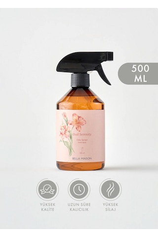 Bella Maison Oud Serenity Oda Spreyi Amber 500 Ml Gül