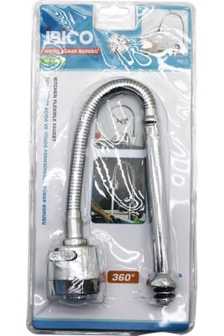 Metal Kubar - Batarya Borusu Krom Topaç Başlık Kademeli 360 Derece Yaylı Anti Twist Vakumlu Metal Kubar - Batarya Borusu Krom Topaç Başlık Kademeli 360 Derece Yaylı Anti Twist Vakumlu