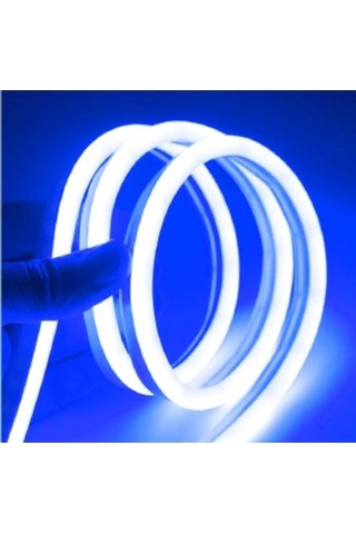 5 Metre 12 V Dış Mekan Mavi Neon Led
