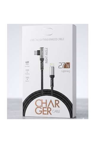 27w Pd Hızlı Şarj Destekli 90 Derece L Tipi Usb-c To Lightning Örgülü Şarj Kablosu - Oyuncular İçin Ultra Dayanıklı Kopmaz Kablo İphone Uyumlu Veri Aktarımı Usb To Lightning Kablo 27w Pd Hızlı Şarj Destekli 90 Derece L Tipi Usb-c To Lightning Örgülü Şarj Kablosu - Oyuncular İçin Ultra Dayanıklı Kopmaz Kablo İphone Uyumlu Veri Aktarımı Usb To Lightning Kablo