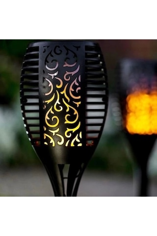 Alev Efektli Solar Bahçe Lambası 51 Cm 1 ADET