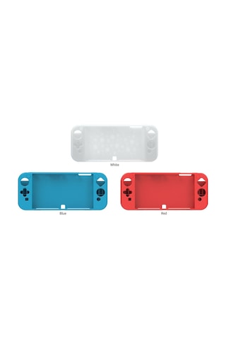 Nintendo Switch Oled El Destekli Grip Tasarımlı Koruyucu Silikon Kılıf Beyaz