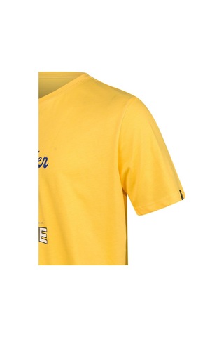 2as Alex Baskılı Erkek Sıfır Yaka T-shirt 042 Sarı