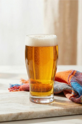 Lav Belek Cam Bira Bardağı 6'lı 380 ml (Meşrubat Bardağı )