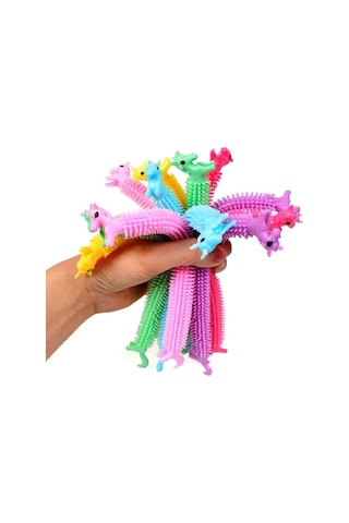 4 Adet Duyusal Stres Oyuncağı Uzayan Bileklik 4 Pcs Colourful Sensory Fidget Toy Anti Stress Toys