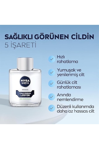 Nıvea Men Hassas Tıraş Sonrası Losyon 100ml