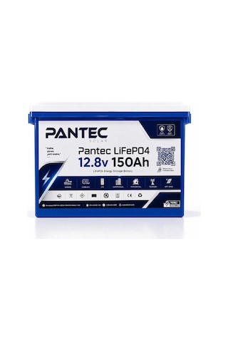 Pantec 12.8v 150ah 1.92kwh Lifepo4 Lityum Akü