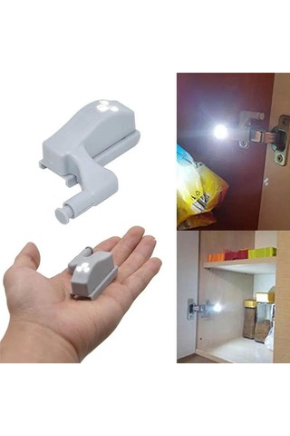 Dofolink Perde Mekanikli Dolap Led Dokunmatik Işık - Beyaz Işık, Pil İle Çalışır Pil Dahil Değil