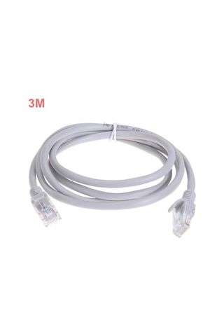 3 Metre Cat6 Patch Kablo 3m Ethernet Kablosu UTP Lan Kablosu