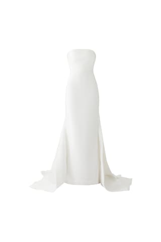 Solace London Imani Maxi Elbise - Renk Krem