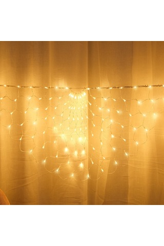 Sones Tavuskuşu Işıkları Led Balık Ağı Işıkları Açık Hava Su Geçirmez Işık Dizisi Tatil Dekorasyon Işıkları, Ab Fişi Sıcak Beyaz Işık