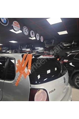 Vw Polo 1996-2009 Spoyler Parlak Siyah Boyalı Fiber Üretim