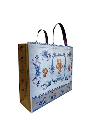Mavi Alışveriş Çantası 22 Cm