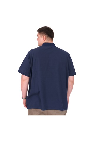 Mode Xl Büyük Beden Erkek T-shirt Polo Yaka Yourself U25310 İndigo İndigo