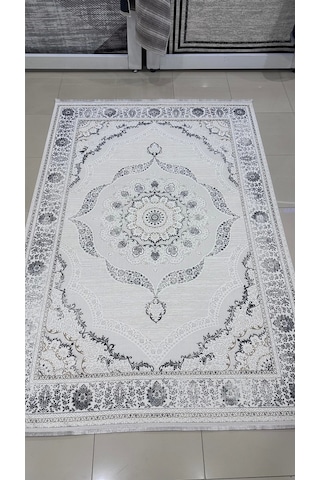 Safyün Halı Kadife Kf501 Gri 200 X 290 Renkli
