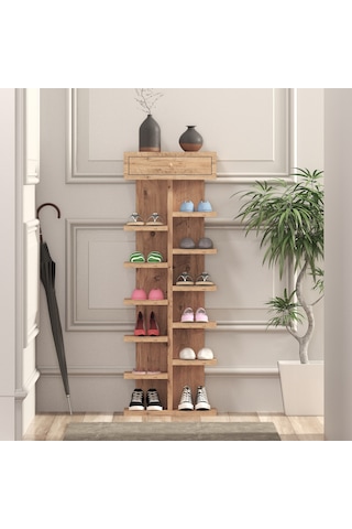 Mbes Mobilya Atlantik Çam Ayakkabılık Atlantik - Çam