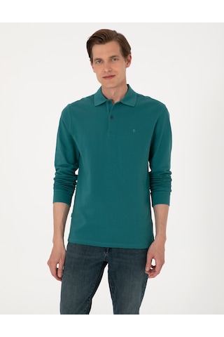 Pierre Cardin Erkek Zümrüt Sweatshirt 50314048-vr055 Zümrüt