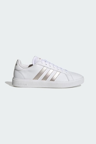 Adidas Grand Court Td Lifestyle Court Gw9263 Beyaz & Gold Kadın Günlük Spor Ayakkabı Beyaz