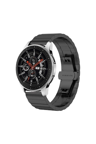 Galaxy Watch 46mm 22mm Uyumlu Krd-16 Metal Zore Kordon-beyaz