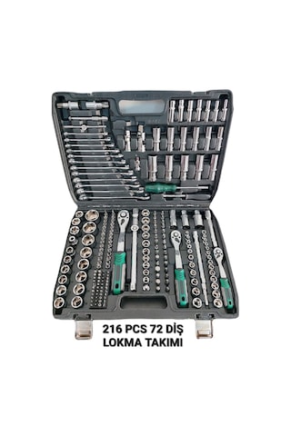 Melzohome Lokma Takımı 216 Parça 72 Diş