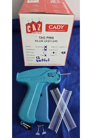 Cady 9l Tabanca+13mm Halı Kılçıklama Seti 5000 Ad