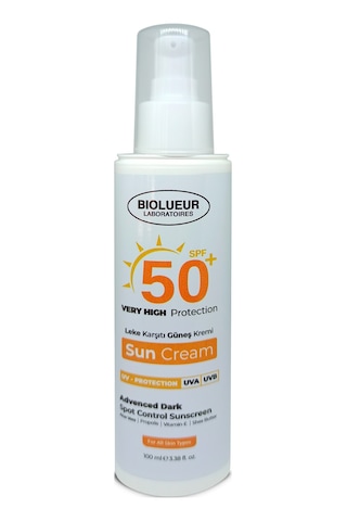 Biolueur Leke Karşıtı SPF50+ Güneş Kremi  2 x 100 ML