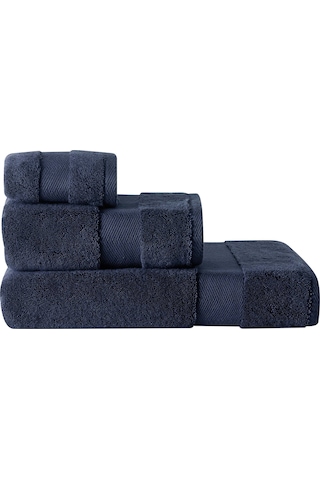 Linens Premium Pamuk 50x85 Cm Yüz Havlusu Lacivert