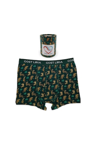 Gost Liria- Tiger Desenli Erkek Boxer Yeşil