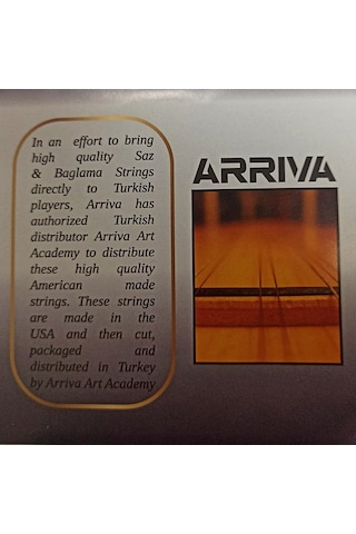 Arriva 0,18 Kısa Sap Profesyonel Bağlama Teli Takımı