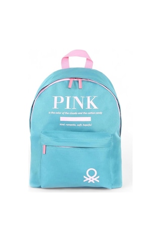 Benetton Açık Mavi Unisex Okul Sırt Çantası Ben03809 001