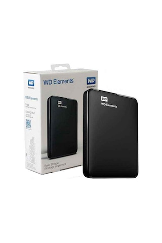 Wd Wdbu6y0020bbk-wesn, Elements, 2tb, 2.5&amp Quot , Usb3.0, Taşınabilir, Harici Hdd, Siyah Türkiye Distribütörü