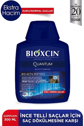 Quantum Kuru ve Normal Saçlar için Şampuan 300 ML