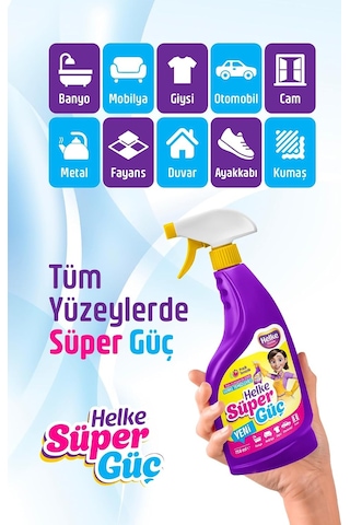 Süper Güç Etkili Leke Çıkarıcı Sprey, 750 Ml, 3'lü Set