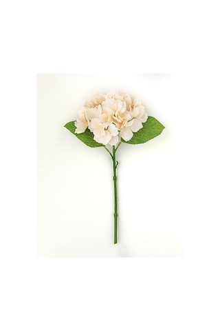 English Home Hortensia Tek Dal Yapay Çiçek Şampanya