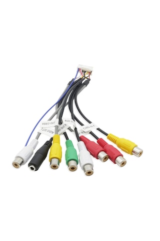 Mikrofon Girişli Android Multimedya Double Teypler İle Uyumlu 20 Pin Amfi Rca Kablo Demeti Diğer