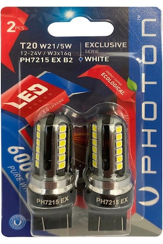 Photon T20 W21-5W Beyaz T20 Çift Devre Led Blister