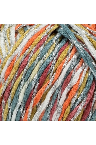 Kürkçü Han Elmas 100gr 190m Simli Örgü İpi Sm106