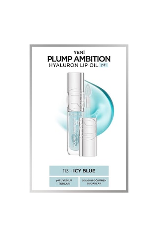 Plump Ambition Hyaluron Lip Oil Ph Dudak Parlatıcısı - 113 Icy Blue 3600524247096-11071 113