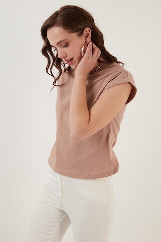 Lela Bisiklet Yaka % 100 Pamuk Basic Bayan T Shirt 5864121 Bisküvi