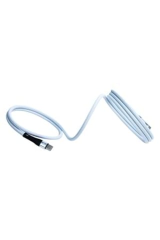 Ks-ac01 Beyaz Manyetik Usb-c-usb-a Kablo 1 M, Süper Hızlı Şarj