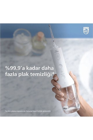 Sonicare Power Flosser 3000 Ağız Duşu Kablosuz, Yedek Başlık - Beyaz Hx3826/31