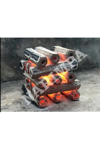 Meşe Briket Mangal Kömürü 4Saat Yanma  10Kg