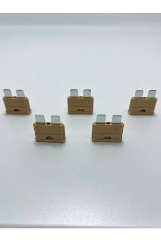 5 Adet 5 Amper Bej Standart Bıçak Sigorta 5a