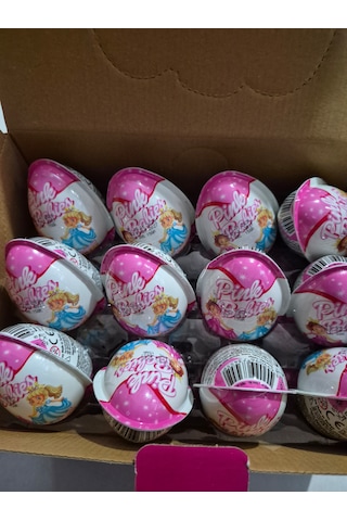 Pink Babies Yer Fıstıklı Çikolatalı Süpriz Plastik Yumurta 24 Adet Pink Babies Yer Fıstıklı Çikolatalı Süpriz Plastik Yumurta 24 Adet