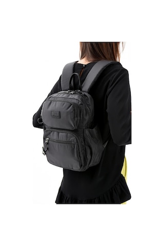 Baginn Unisex Sırt Çantası Paraşüt Kumaş Hafif Çok Cepli Yağmur İtici Kumaş 34 24 Cm 571 Collection Siyah